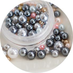 Ball Pearl Assorted Grey