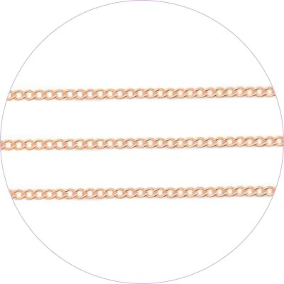 Art Chain - Pink Gold - 0.7mm