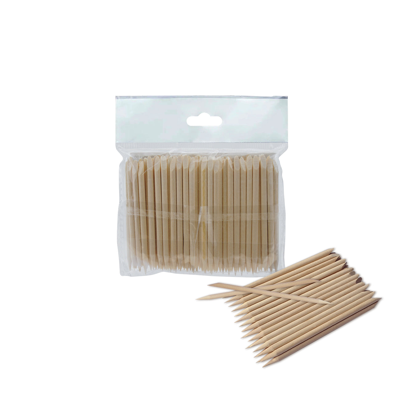 Orange stick EXPERT wooden 75 mm (100 pcs)