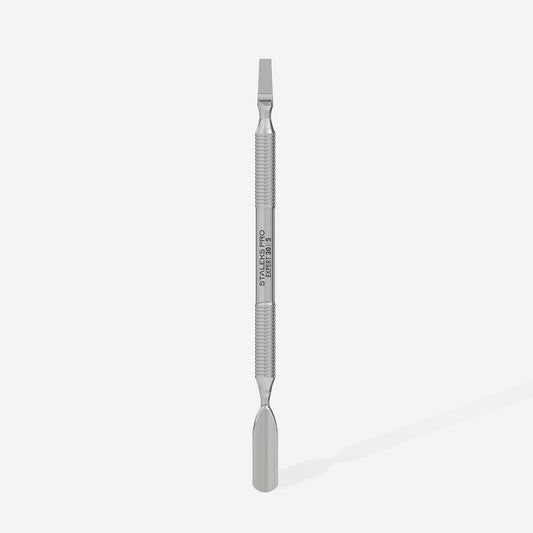 Manicure pusher EXPERT 30 TYPE 5 (rounded wide pusher and straight blade)