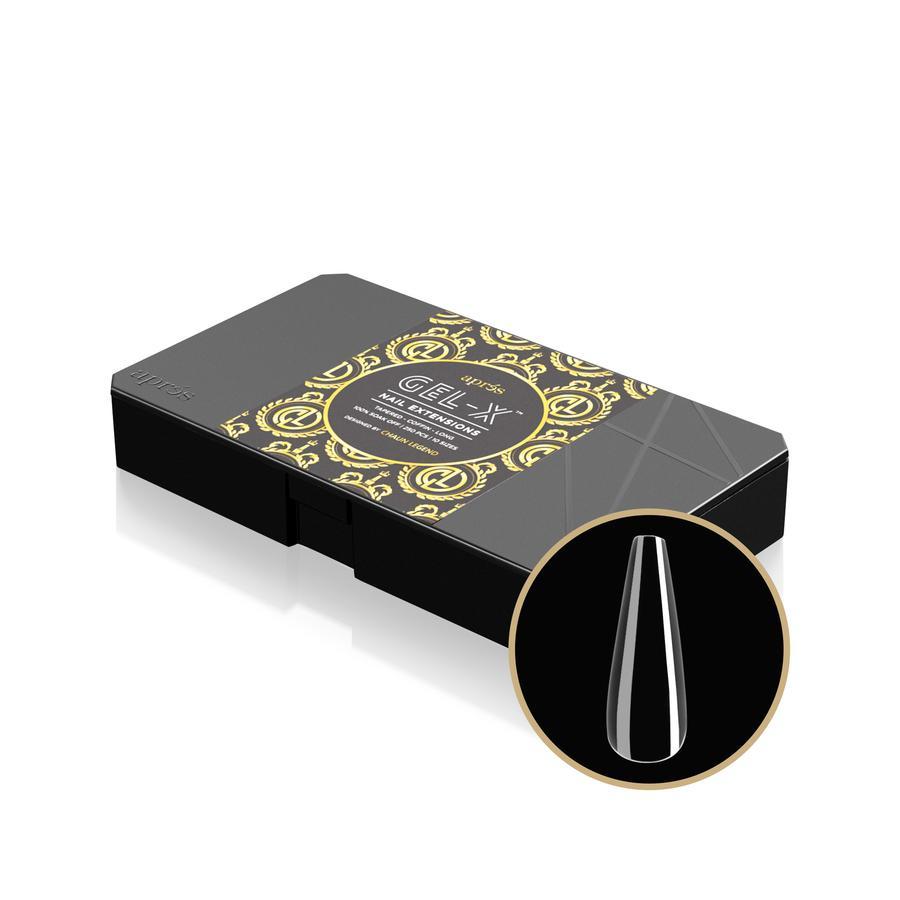 APRES GEL-X Tips - Chaun Legend  Sculpted Tapered Coffin Extra Long Sets and Refills
