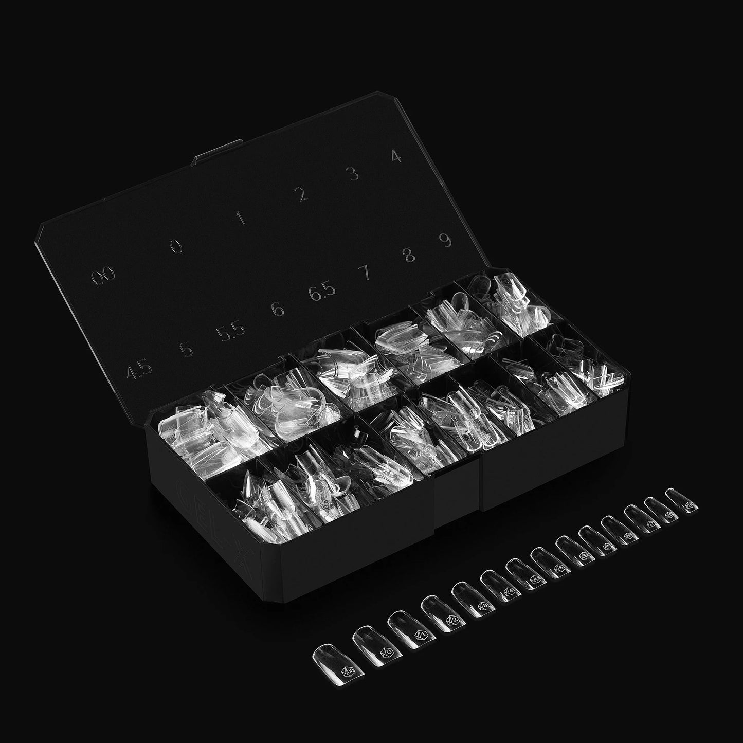 APRES GEL-X TIPS - NATURAL SQUARE MEDIUM - Sets & Refills