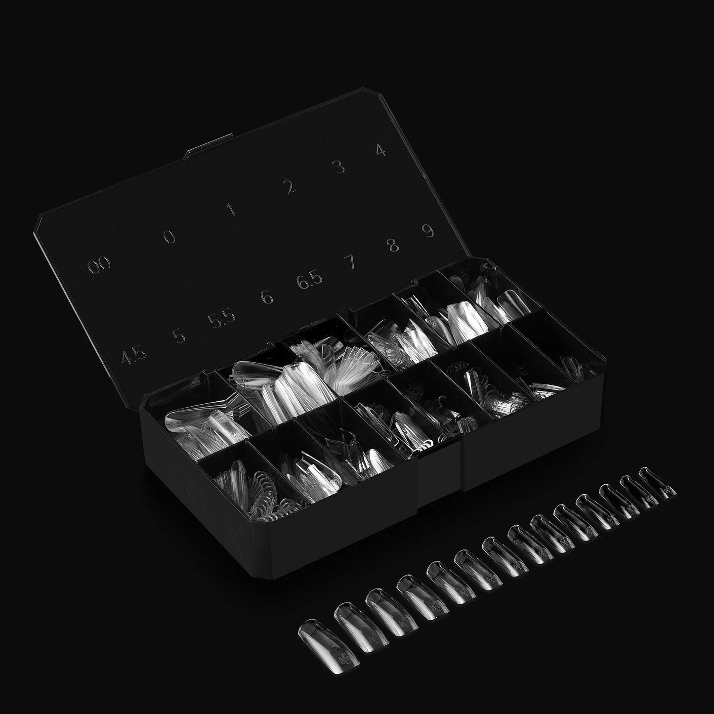 APRES GEL-X TIPS - SCULPTED SQUARE LONG - Refills