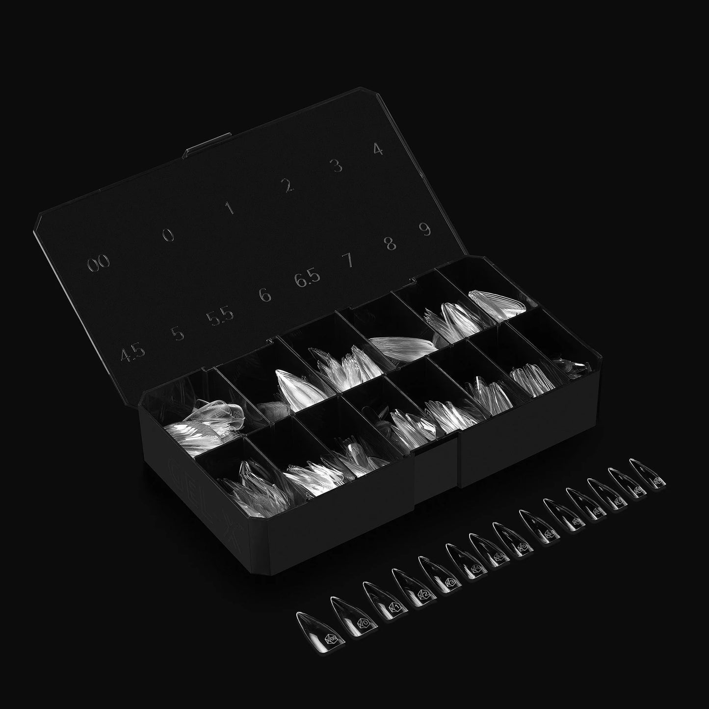 APRES GEL-X TIPS - SCULPTED STILETTO LONG - Sets & Refills