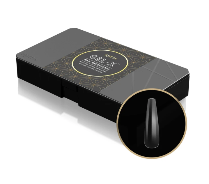 APRES GEL-X TIPS - SCULPTED COFFIN EXTRA LONG - Sets & Refills